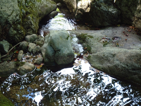 La luce gioca con l''acqua